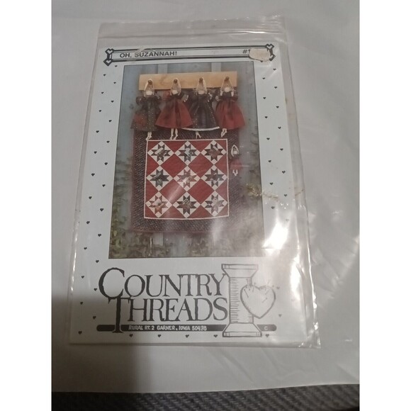 OH, SUZANNAH! Louisiana Quilt & Angel Ornament ~ Country Threads Pattern #148 - Picture 1 of 2